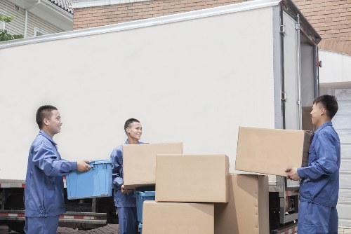 Organised Worcesterpark storage space with boxes and furniture prepared for long-term keeping