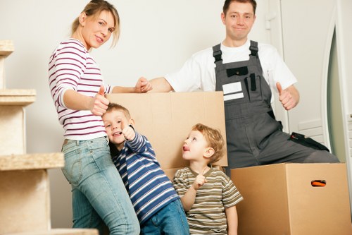 Boxed documents arranged in a secure storage system in Worcesterpark